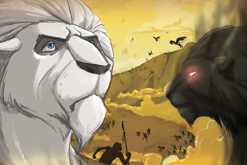 El llamado de la Joya: semblanza de Guerreros Celestiales 1 - El león albino